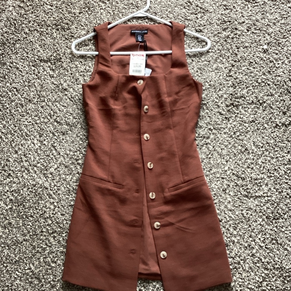 Sincerely Jules Terracotta Sleeveless Dress